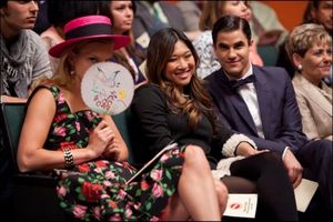 Heather Morris, Jenna Ushkowitz, Darren Criss @ BroadwayWorld Heather Morris, Jenna Ushkowitz, Darren Criss Photo