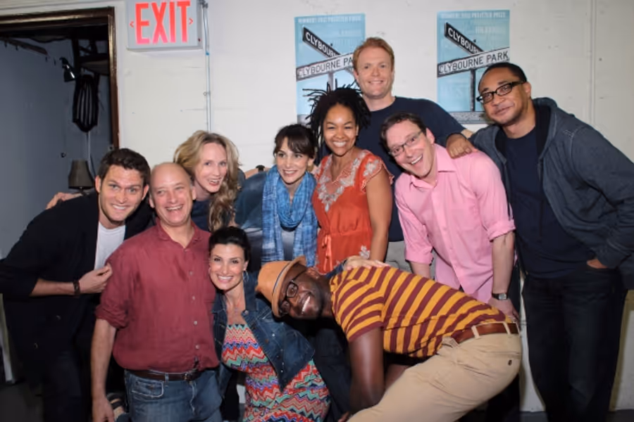 Photo Coverage: Taye Diggs, Idina Menzel & Steven Pasquale Visit CLYBOURNE PARK Image