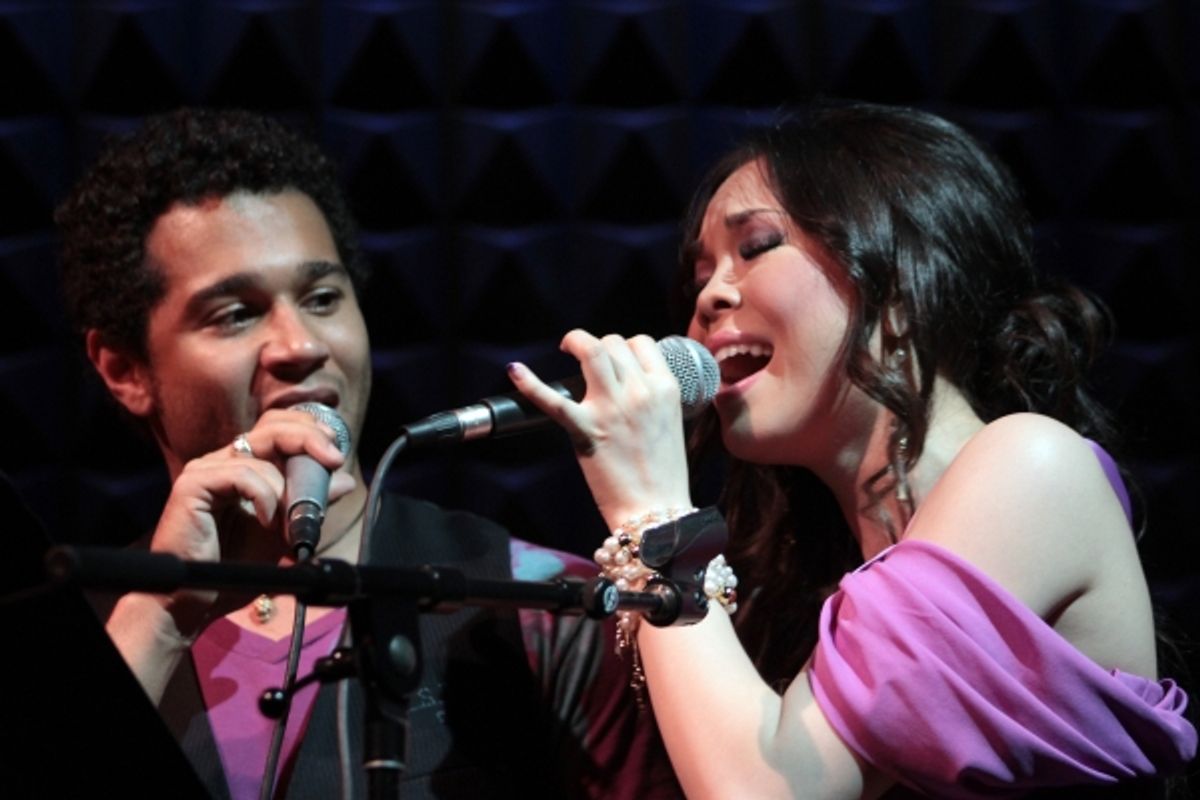 Corbin Bleu, Anna Maria Perez de Tagle at 