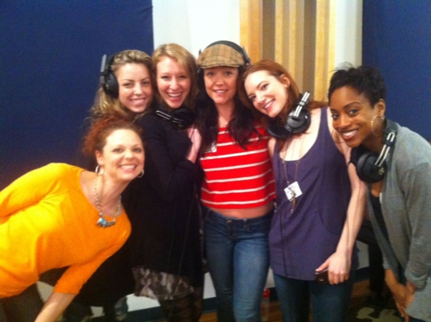 Photo Exclusive: Behind-the-Scenes of NICE WORK IF YOU CAN GET IT's Cast Recording Session!  Image