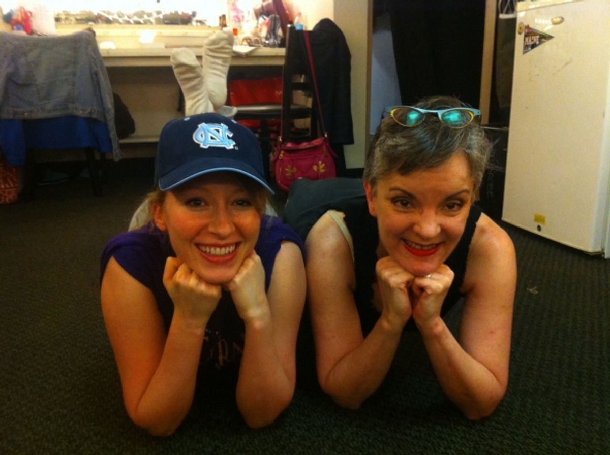 Kaitlyn Davidson and Jennifer Smith at 