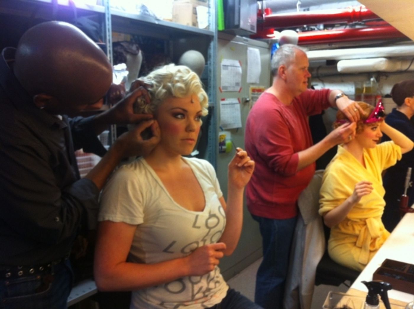 Photo Exclusive: Behind-the-Scenes of NICE WORK IF YOU CAN GET IT's Cast Recording Session!  Image