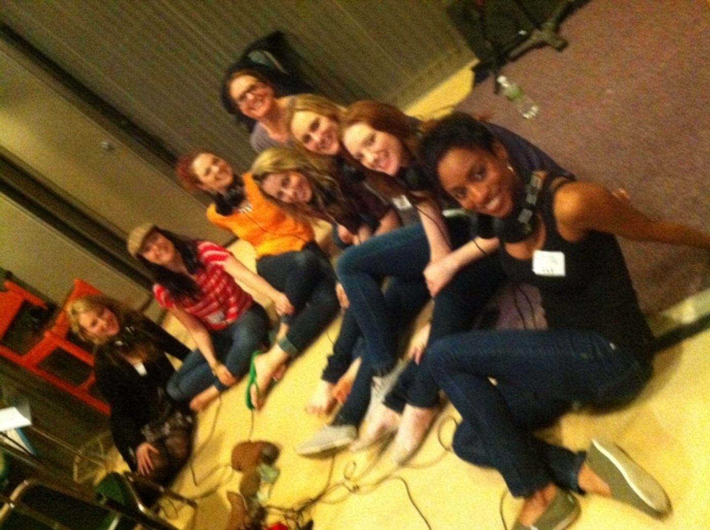 Photo Exclusive: Behind-the-Scenes of NICE WORK IF YOU CAN GET IT's Cast Recording Session!  Image