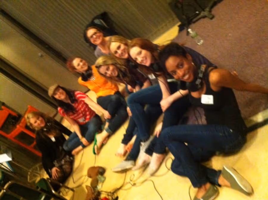 Photo Exclusive: Behind-the-Scenes of NICE WORK IF YOU CAN GET IT's Cast Recording Session! Image