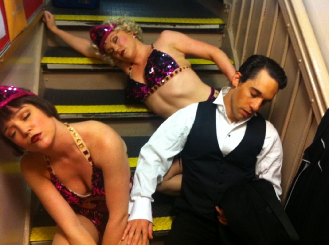 Photo Exclusive: Behind-the-Scenes of NICE WORK IF YOU CAN GET IT's Cast Recording Session!  Image