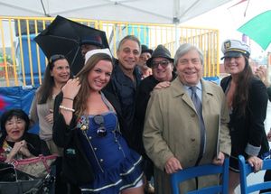 BP Markowitz, John "Cha Cha" Ciarcia, Tony Danza, Dick Zigun and Company Photo