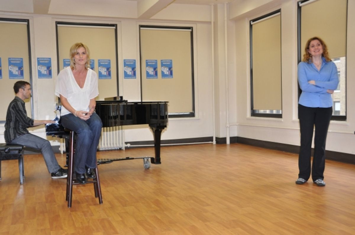 Andrew Gerle, Jenn Colella and Christiane Noll at 