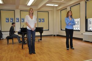 Andrew Gerle, Jenn Colella and Christiane Noll Photo