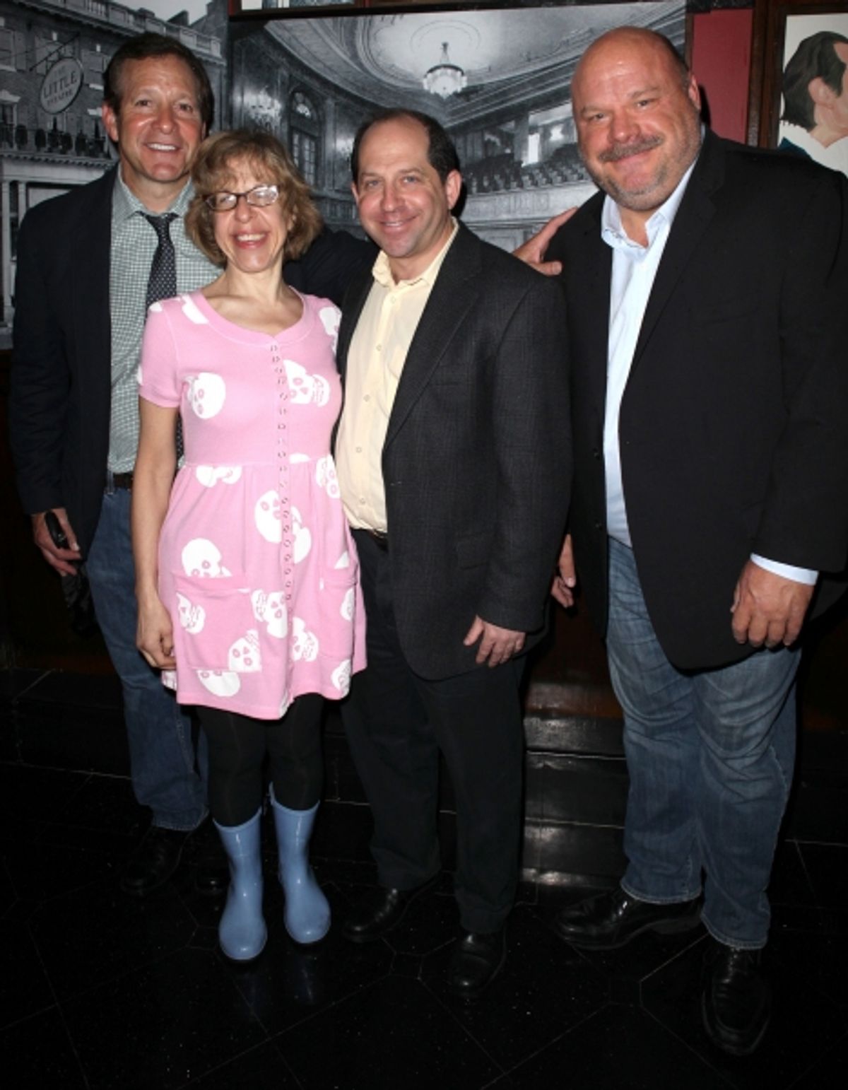 Steve Guttenberg, Jackie Hoffman, Jason Kravits & Kevin Chamberlin at 