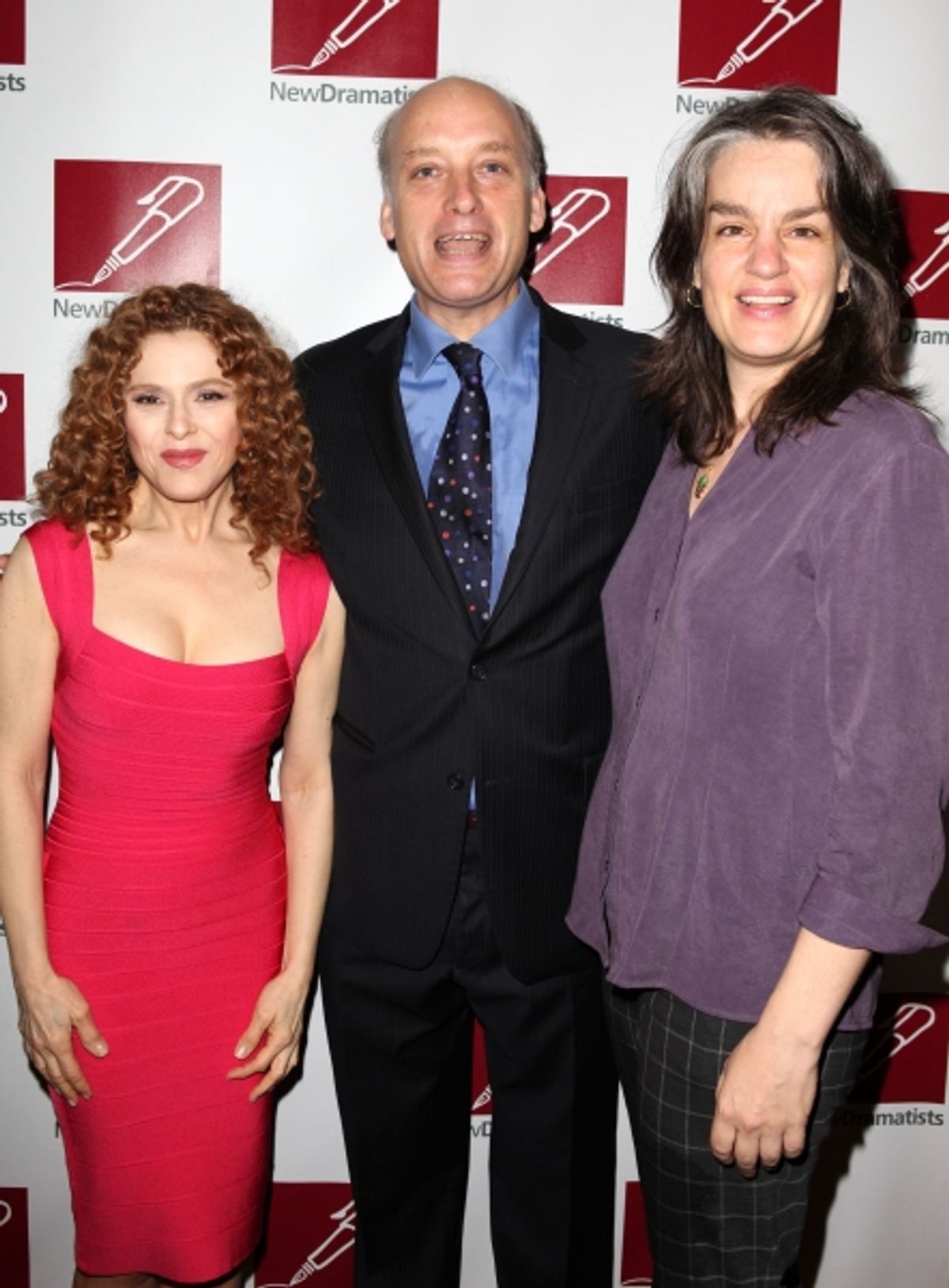 Bernadette Peters, Frank Wood & Pam MacKinnon at 