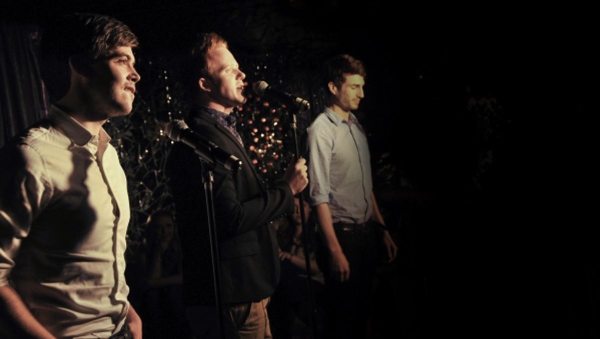 Colin Burnicle, Andrew Waldron and James Darch at 