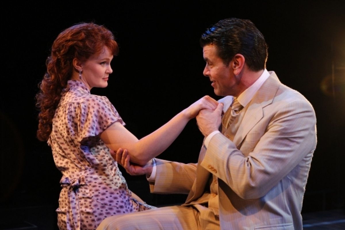 Kate Baldwin and Burke Moses. Photo Credit: Joan Marcus at 