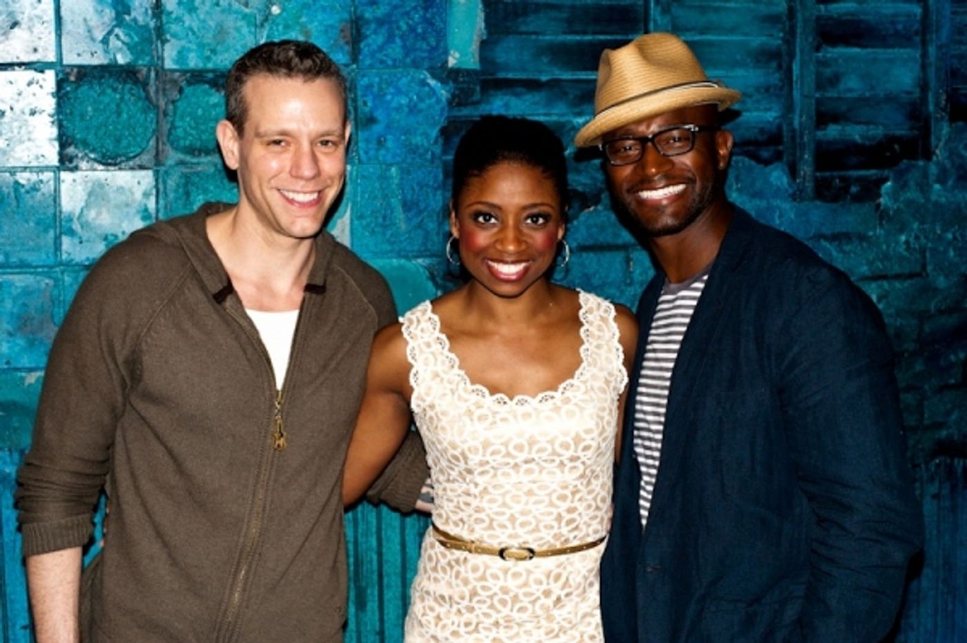 Photo Flash: Taye Diggs Visits MEMPHIS!  Image