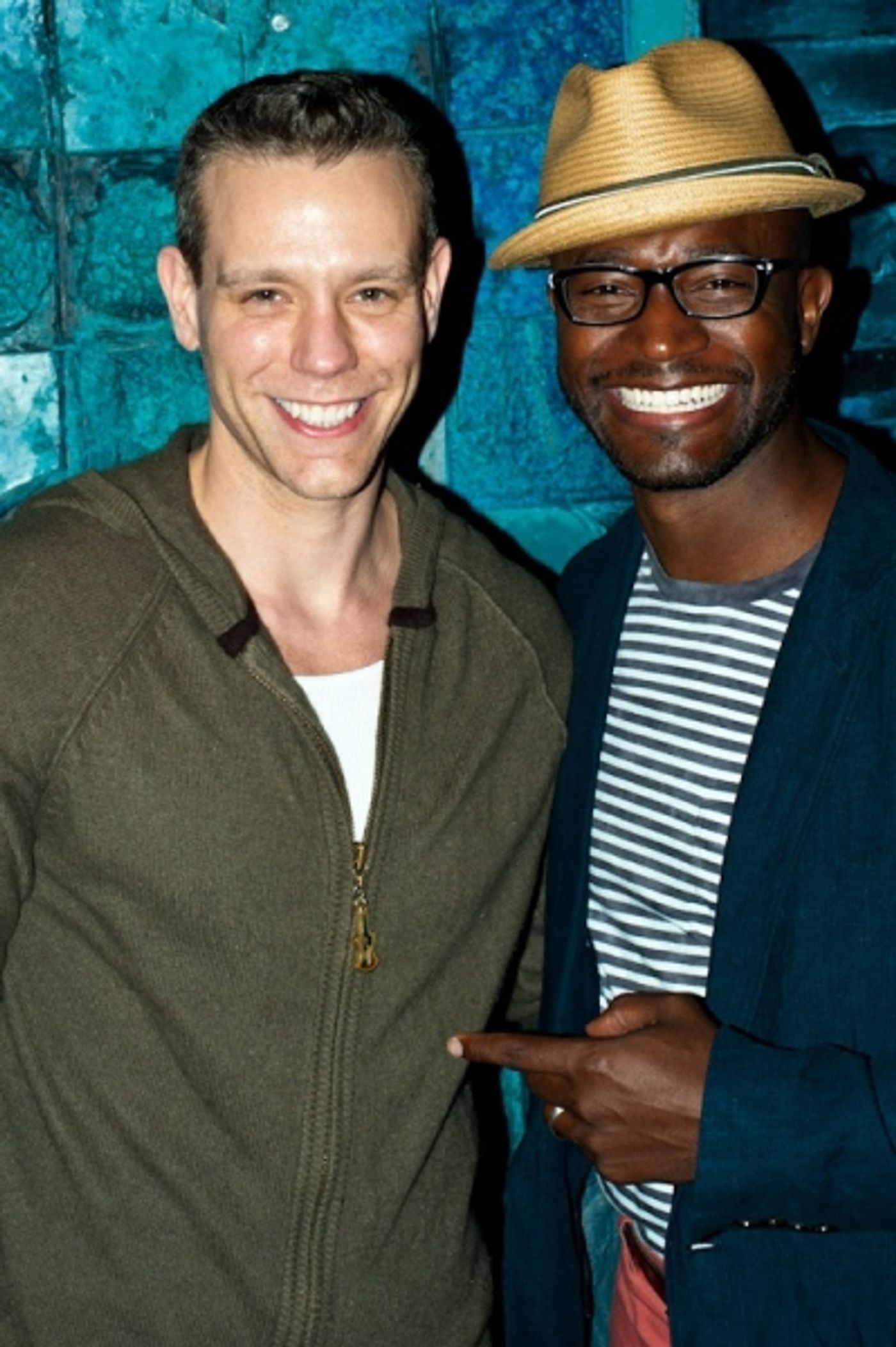 Photo Flash: Taye Diggs Visits MEMPHIS!  Image