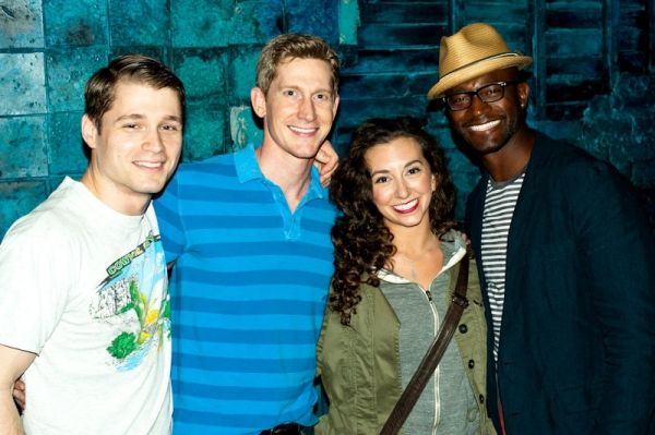 Andy Mills, Jamison Scott, Hilary Elkand, Taye Diggs Photo
