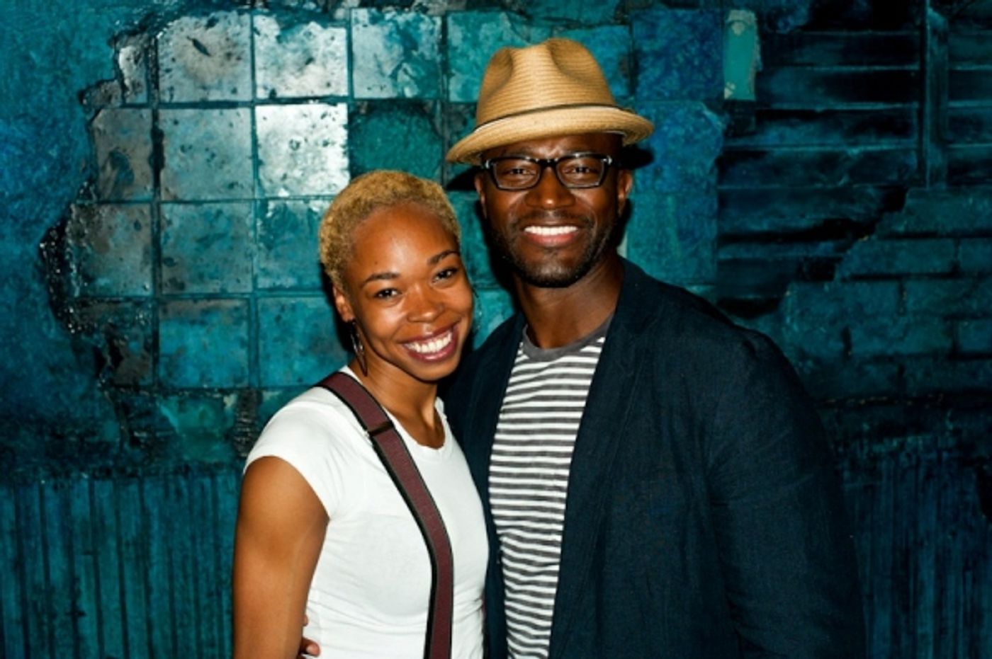 Photo Flash: Taye Diggs Visits MEMPHIS!  Image