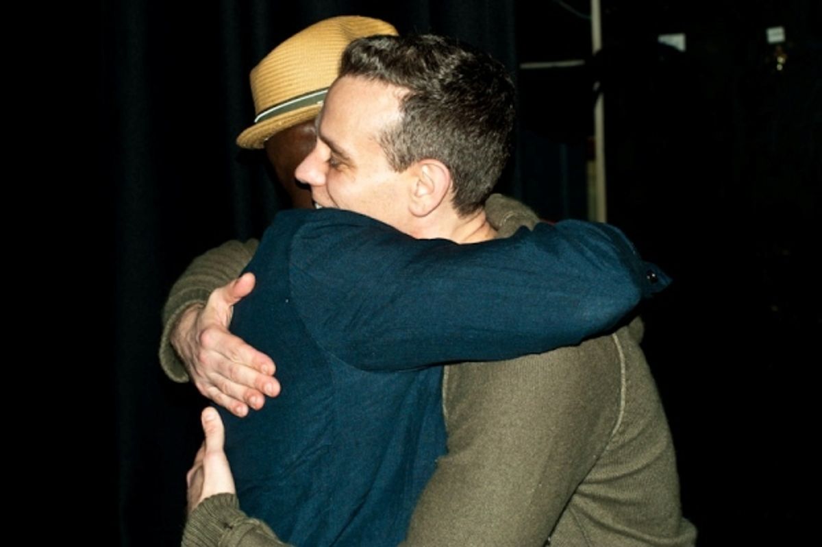 Adam Pascal, Taye Diggs at 