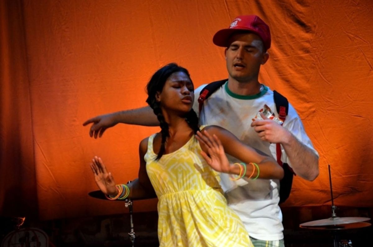 Jasmine Carmichael and Andrew Rosenberg at 