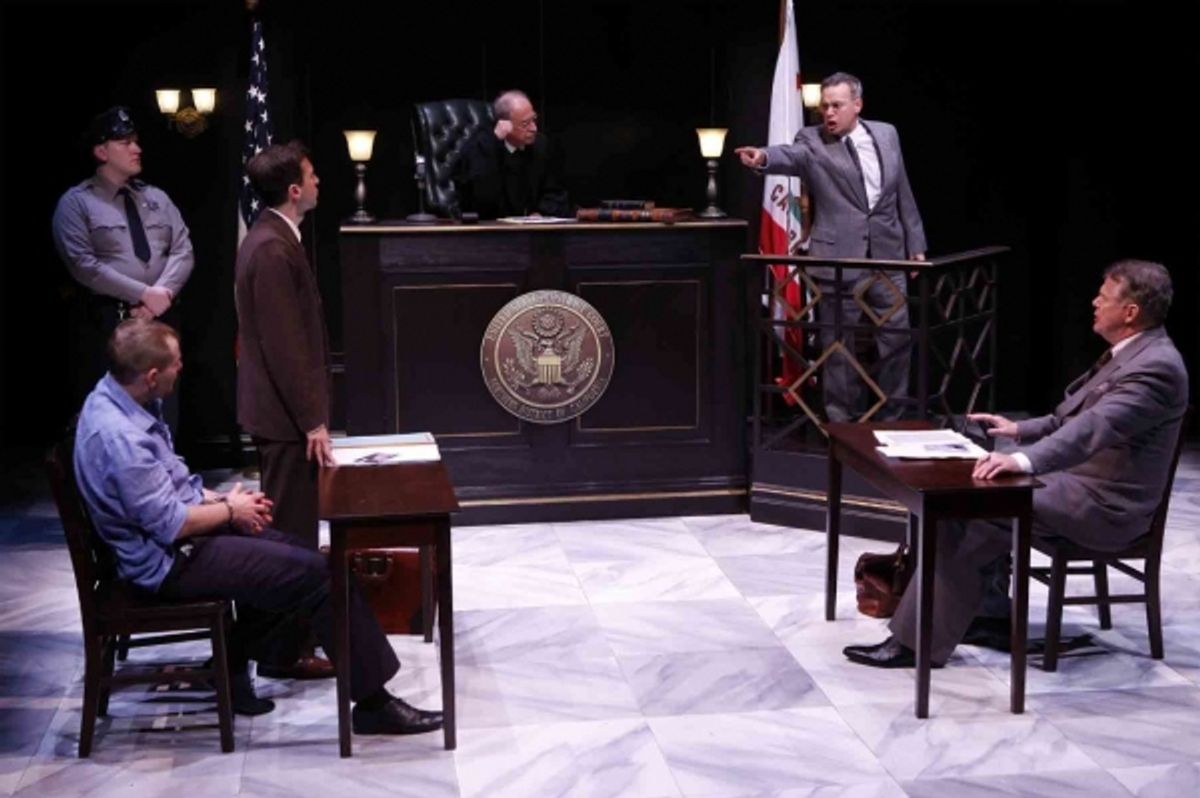 Chad Kimball, Ryan Scoble, Guy Burnet, Thomas Ryan, Jim Lorenzo and Daren Kelly at 