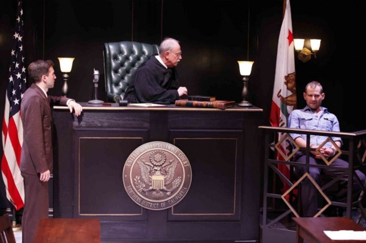 Guy Burnet, Thomas Ryan and Chad Kimball at 