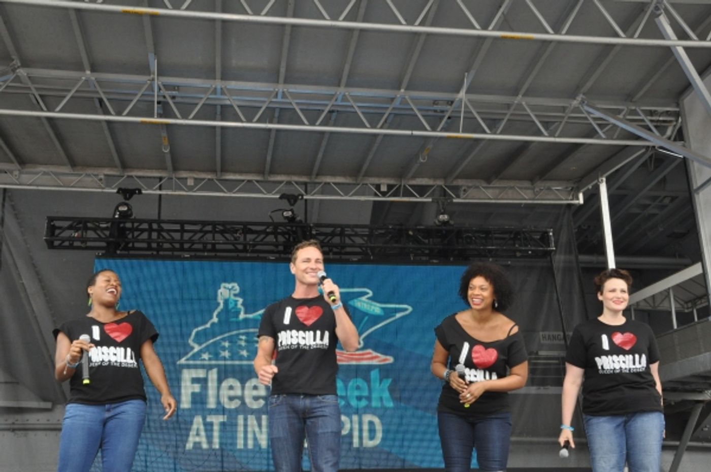 Photo Coverage: Casts of ANYTHING GOES, SISTER ACT, GHOST and More Perform for Fleet Week 2012!  Image