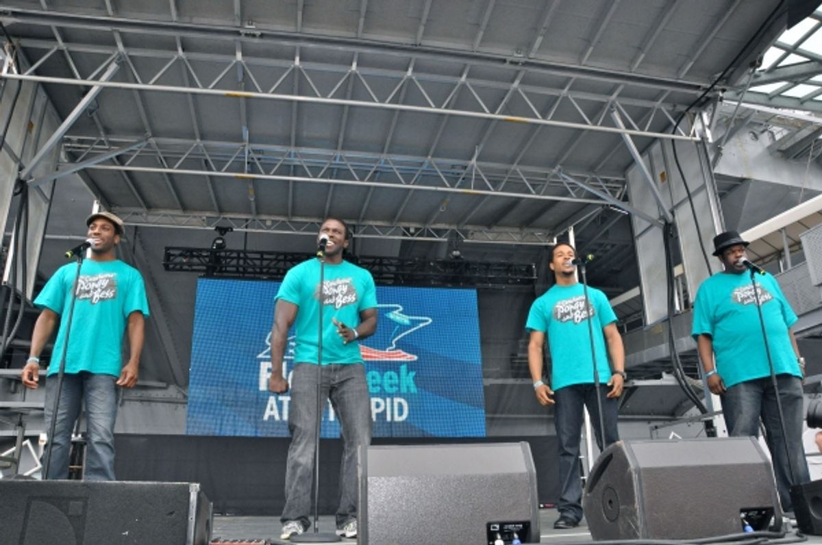 Wilkie Ferguson III, Joshua Henry, Trevon Davis and Roosevelt Andre Credit (The Gershwins' Porgy and Bess) at 