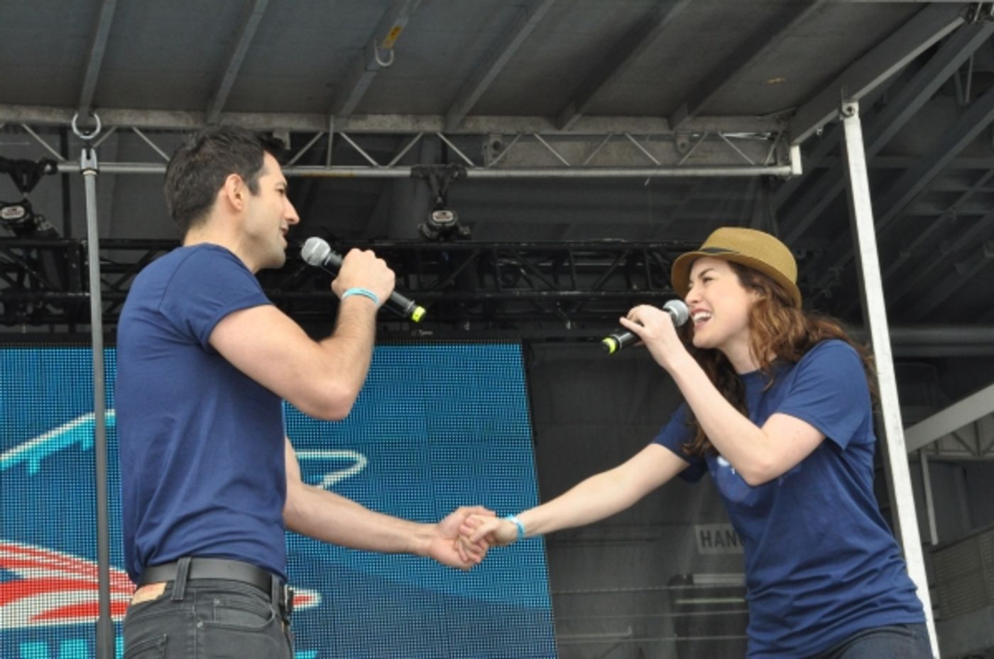 Photo Coverage: Casts of ANYTHING GOES, SISTER ACT, GHOST and More Perform for Fleet Week 2012!  Image