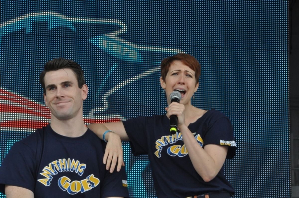 Derek Hanson and Kiira Schmidt (Anything Goes) at 