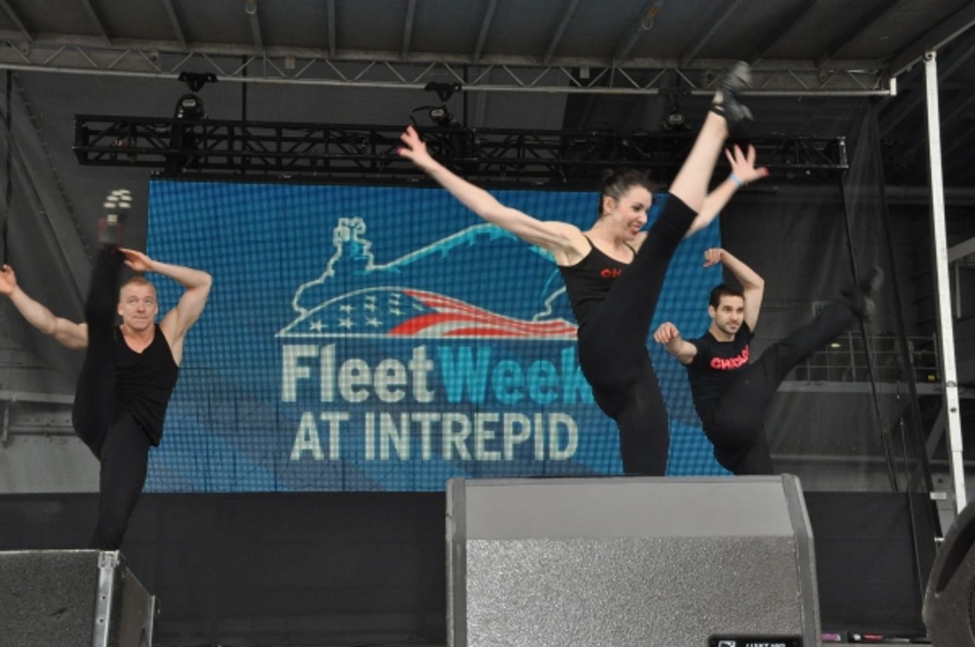 Photo Coverage: Casts of ANYTHING GOES, SISTER ACT, GHOST and More Perform for Fleet Week 2012!  Image