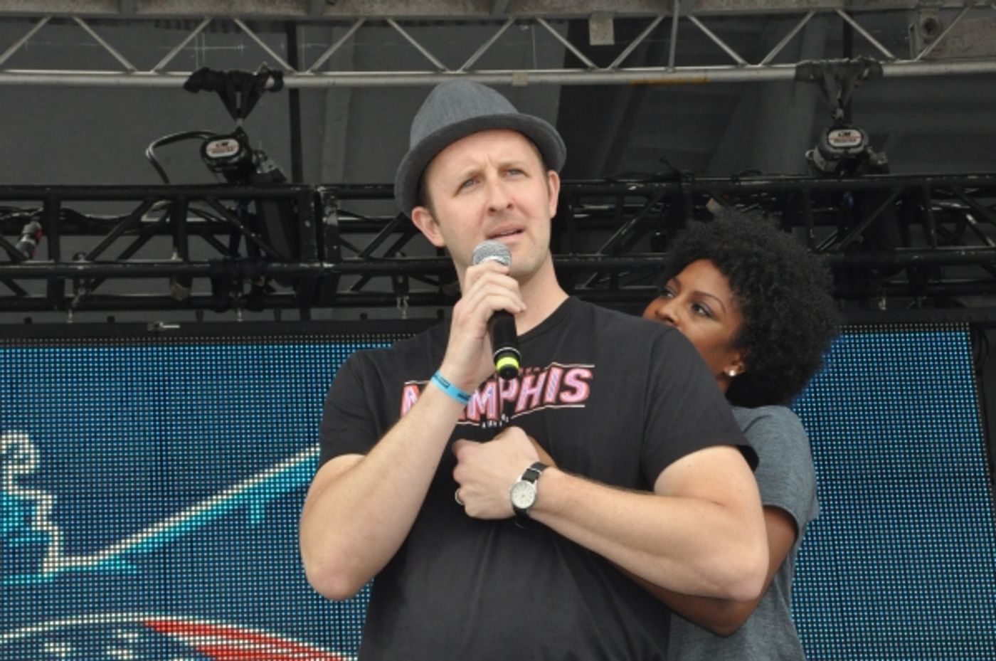 Photo Coverage: Casts of ANYTHING GOES, SISTER ACT, GHOST and More Perform for Fleet Week 2012!  Image