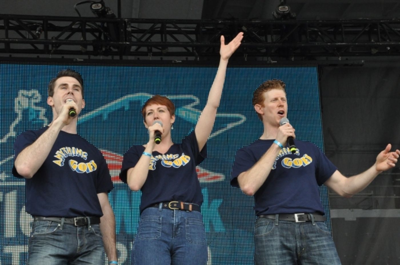 Photo Coverage: Casts of ANYTHING GOES, SISTER ACT, GHOST and More Perform for Fleet Week 2012!  Image