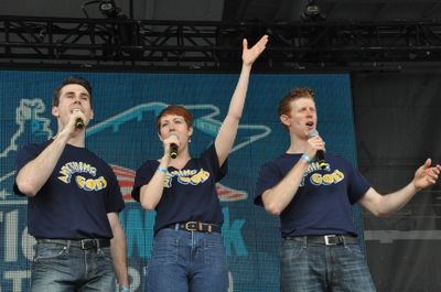 Derek Hanson, Kiira Schmidt and Mark Ledbetter Photo