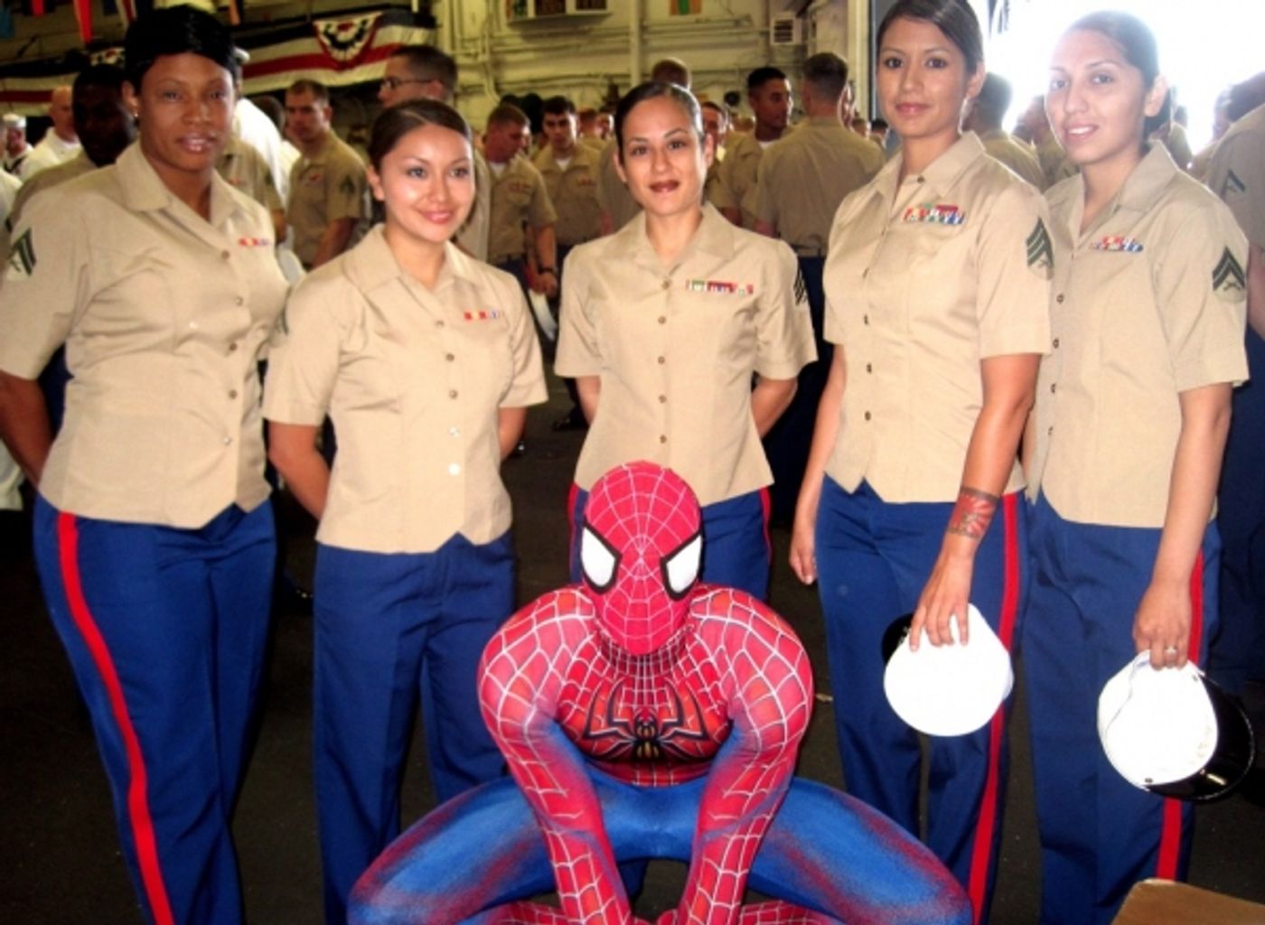 Photo Flash: SPIDER-MAN Welcomes Sailors Aboard USS Wasp for Fleet Week 2012  Image