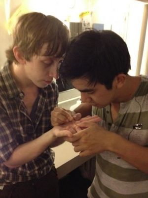 NEWSIES' Aaron Albano and Ryan James Breslin Photo