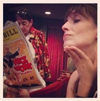 THE LANDING's Julia Murney at NICE WORK
 Photo