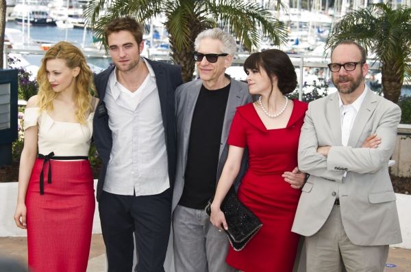 Sara Gadon, Robert Pattinson Director David Cronenburg, Emily Hampshire and Paul Giam Photo