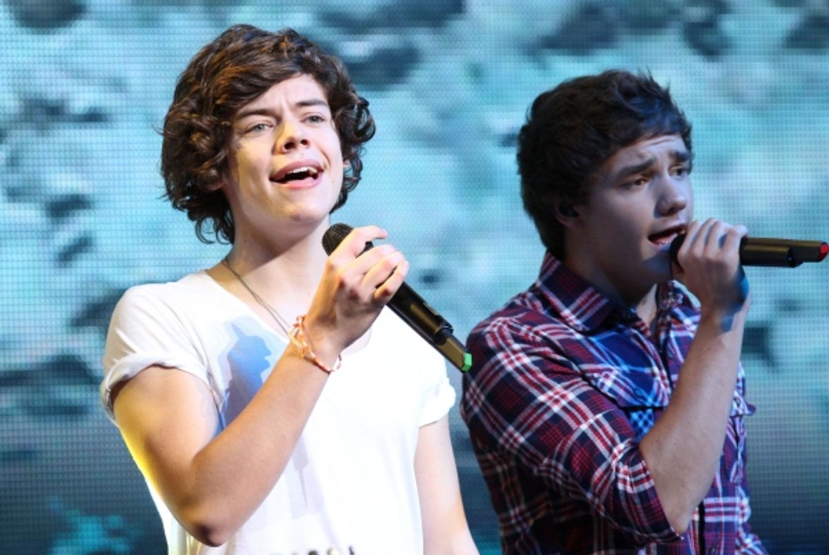 Harry Styles and Liam Payne at 