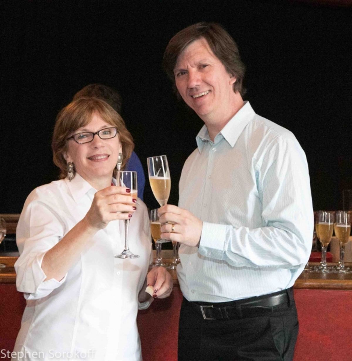 Artistic Director Julianne Boyd &  Managing Director Tristan Wilson at 