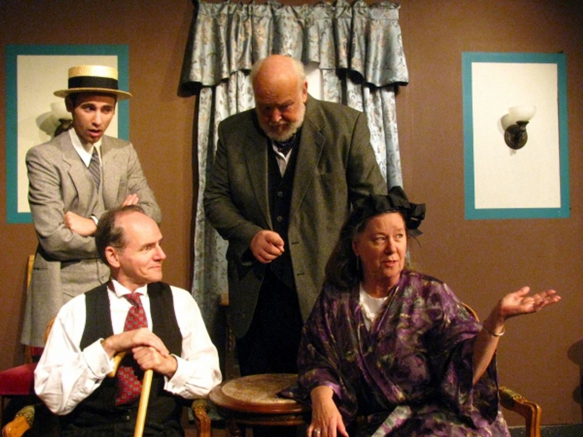 Mark Swift, Oscar Giddens, Doug Kline, Virginia Barrie at 