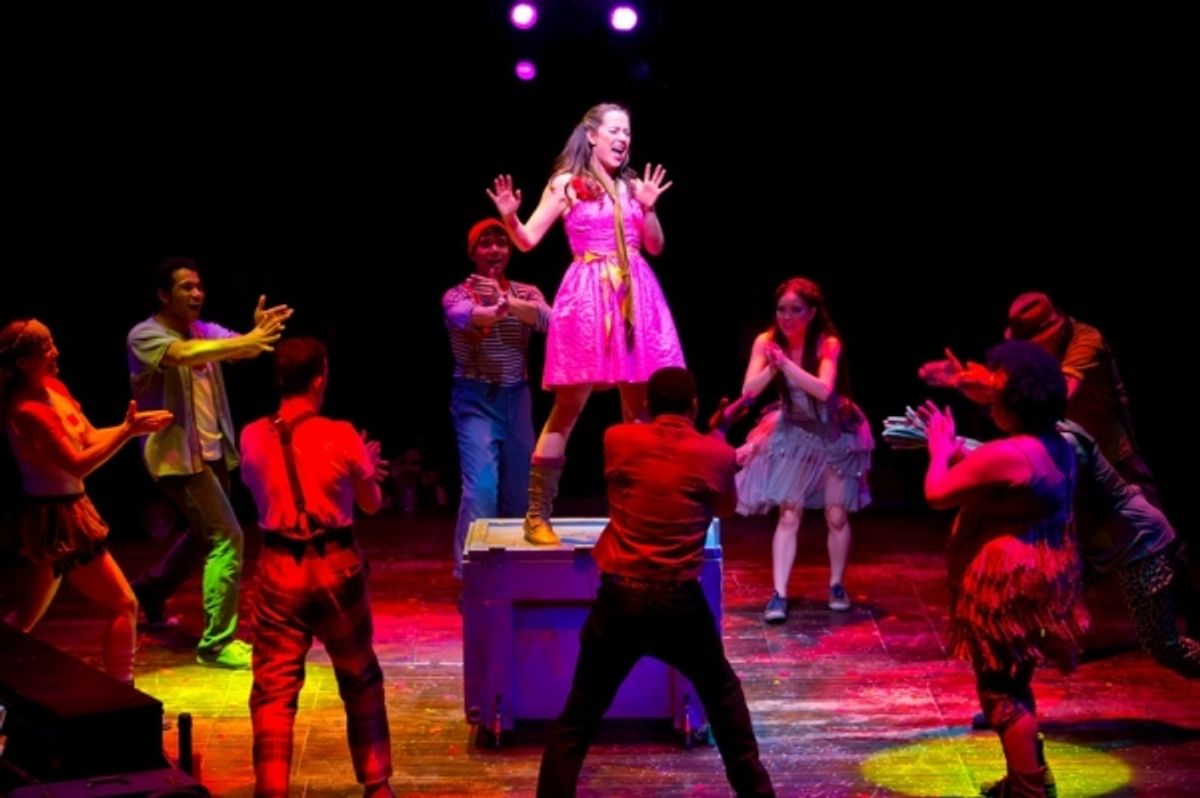 Hannah Elless and the cast of GODSPELL at 