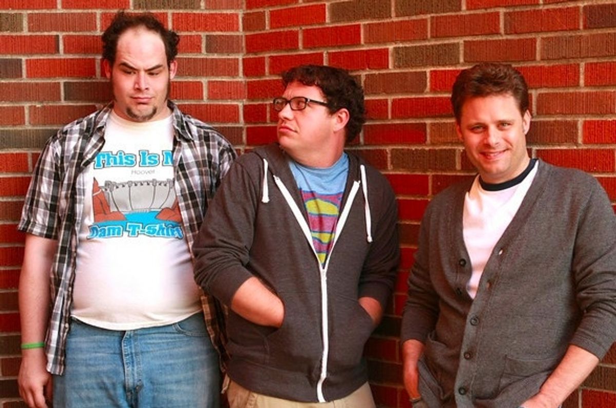 Zachary Allen Farmer (as Barry), Jeffrey M. Wright (as Rob), and Mike Dowdy (as Dick) at 