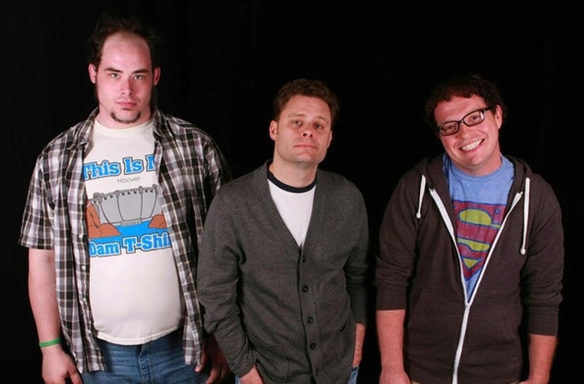  Zachary Allen Farmer (as Barry), Jeffrey M. Wright (as Rob), and Mike Dowdy (as Dick) at 