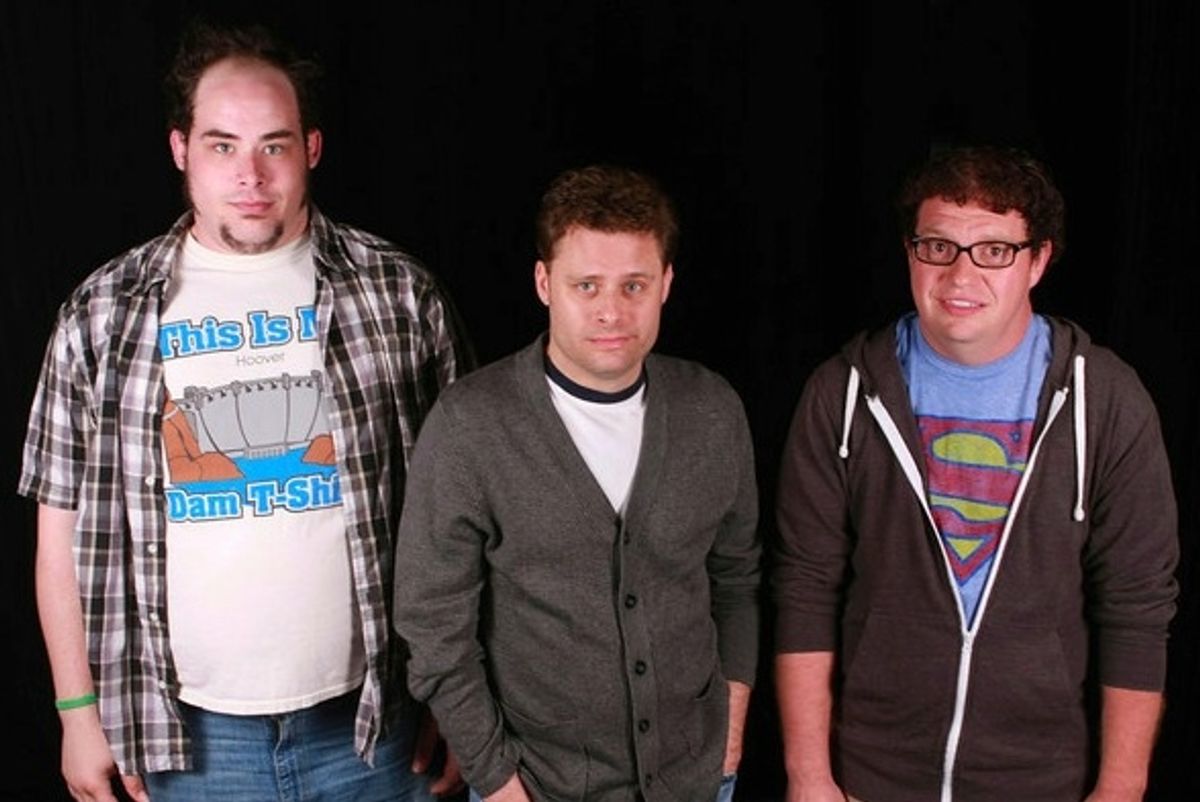  Zachary Allen Farmer (as Barry), Jeffrey M. Wright (as Rob), and Mike Dowdy (as Dick) at 