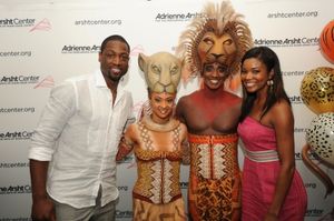 Dwyane Wade, Gabrielle Union, Lion King cast members Syndee Winters (Nala) and Jelani Remy (Simba) @ BroadwayWorld Dwyane Wade, Gabrielle Union, Lion King cast members Syndee Winters (Nala) and Jelani Photo