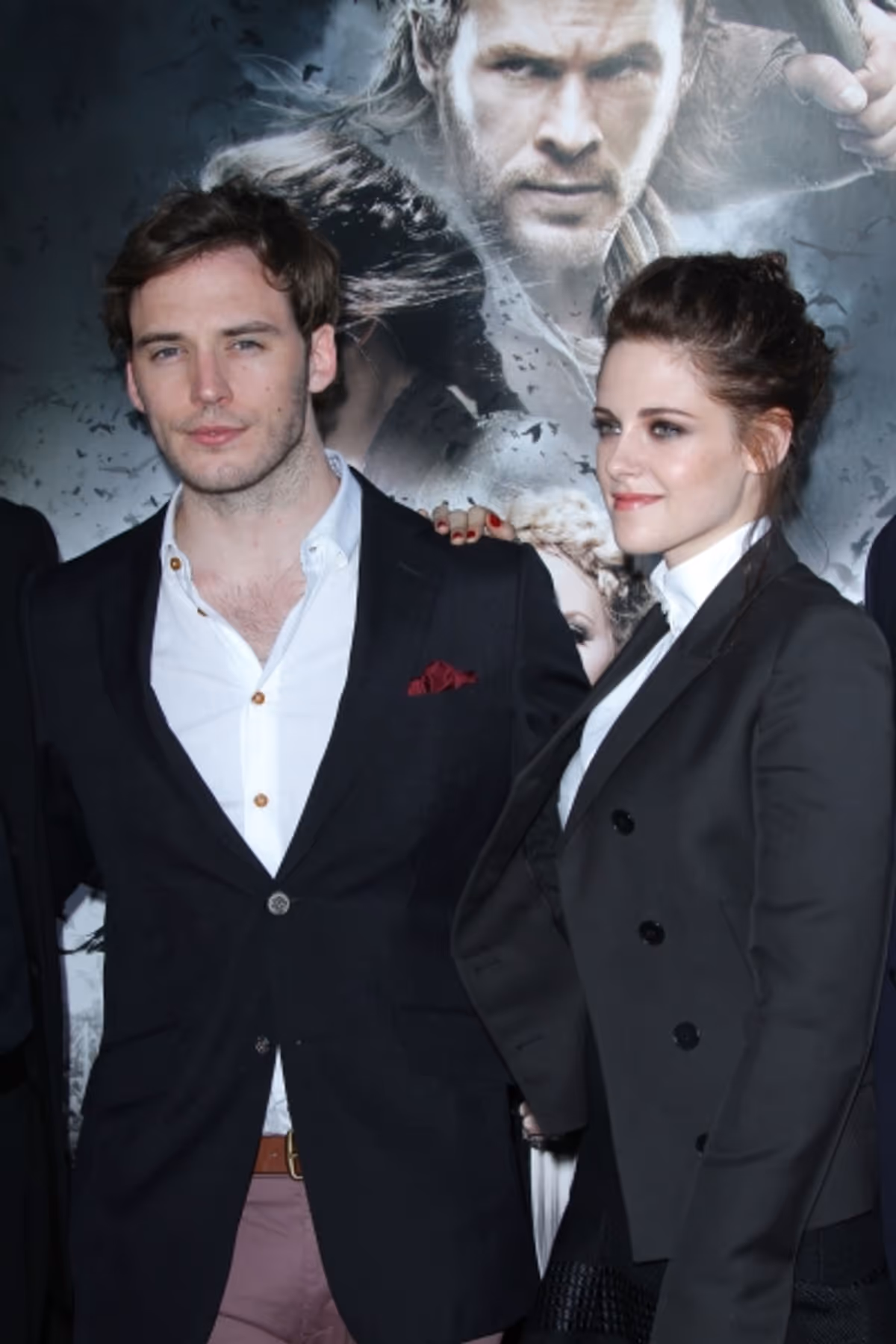 Sam Claflin and Kristen Stewart