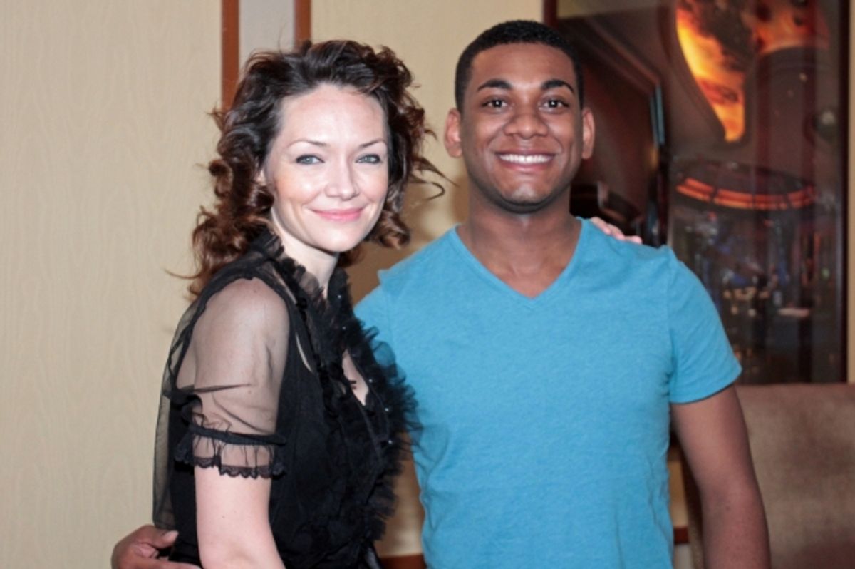 Katrina Lenk, Joshua Ledet at 
