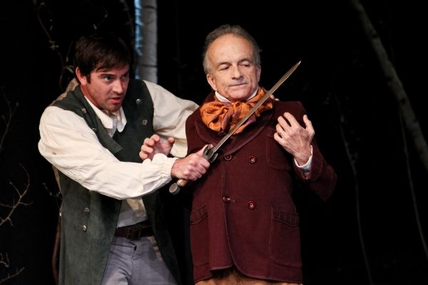 Nathan Graham Smith as Orlando and David Pichette as Jacques Photo