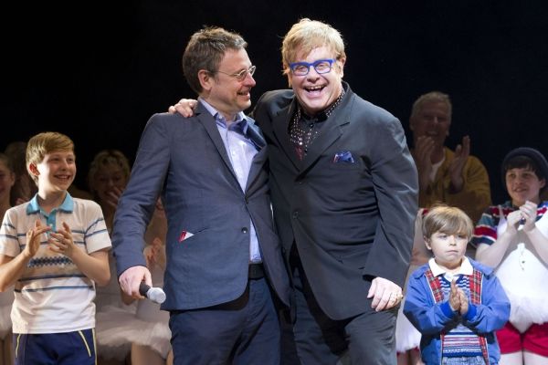 Lee Hall and Elton John Photo