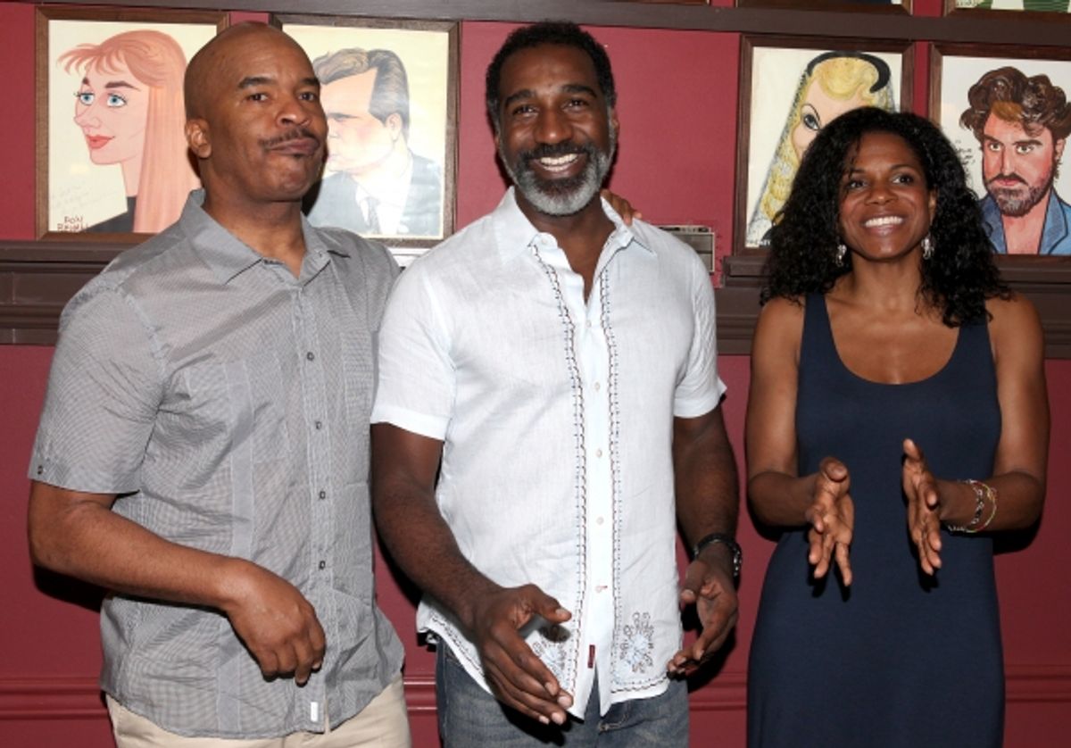 David Alan Grier, Norm Lewis & Audra McDonald  at 