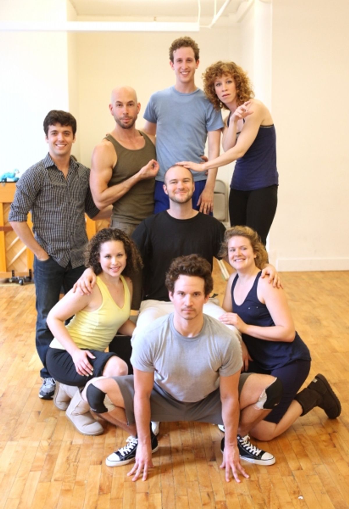 Back Row : Director Marshall Pailet, Wade McCollum, Lee Seymour, Alex Wyse & Lindsay Nicole Chambers Front Row: Shelley Thomas, Brandon Espinoza & Claire Neumann  at 